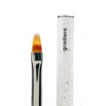 Brush Gradient professional manicure brush with metal cap, for gradient designs, 12 mm - Image 3
