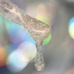 Party top 09 — finishing top coat for nails with holographic flakes, no sticky layer, 10 ml. - Image 2