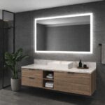 Kvādratveida LED spoguļi